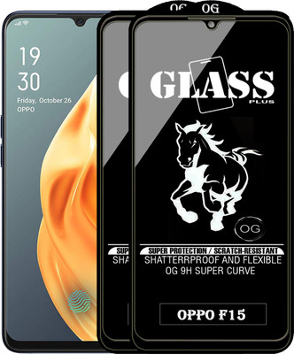 Rofix star Edge To Edge Tempered Glass for OPPO F15(Pack of 2)