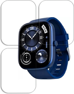 SOMTONE Edge To Edge Tempered Glass for boAt Ultima Prism 1.96 inch SMARTWATCH SCREEN GUARD(Pack of 3)