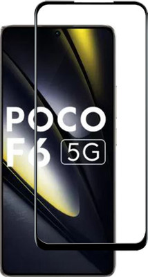 DMJHP Edge To Edge Tempered Glass for Poco F6 5G(Pack of 1)