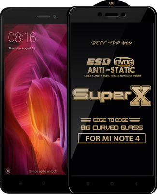 Qyist Edge To Edge Tempered Glass for Mi Redmi Note 4(Pack of 1)