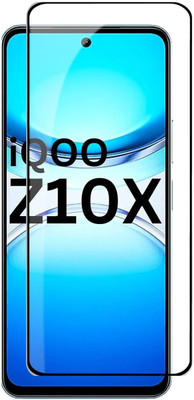 Caseline Edge To Edge Tempered Glass for iQOO Z10x 5G(Pack of 1)
