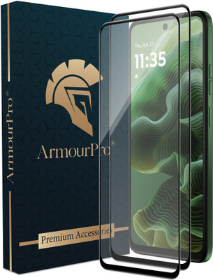 ArmourPro Edge To Edge Tempered Glass for Motorola G35 5G, Motorola G35, Moto G35 5G, Moto G35(Pack of 2)