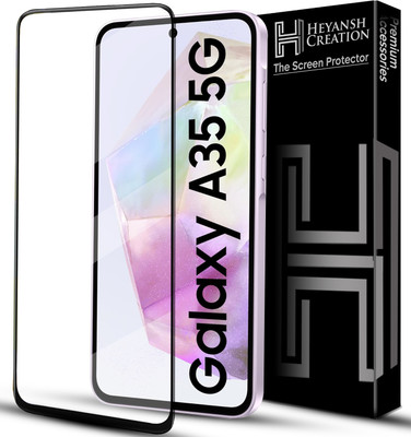 HEYANSH CREATION Edge To Edge Tempered Glass for Samsung Galaxy A35 5G(Pack of 1)