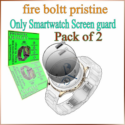 HIDEOUS Edge To Edge Tempered Glass for Fire-Boltt Pristine(Pack of 2)