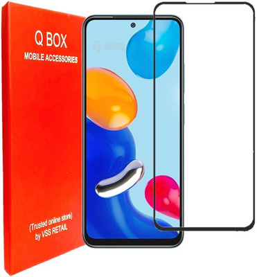 Q Box Edge To Edge Tempered Glass for Redmi Note 11s(Pack of 1)