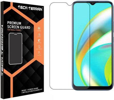 Tech Terrain Edge To Edge Tempered Glass for VIVO Y91C WITH EASY INSTALLATION KIT(Pack of 1)
