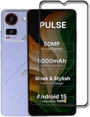 INFINITYWORLD Edge To Edge Tempered Glass for Ai+ Pulse(Pack of 1)