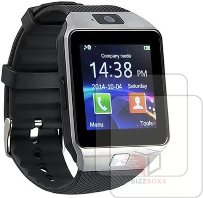 BizzBoxx Edge To Edge Tempered Glass for Dz09 Smartwatch [Screen Guard Only]_7(Pack of 2)