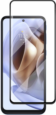 KLAH Edge To Edge Tempered Glass for Motorola G31(Pack of 1)