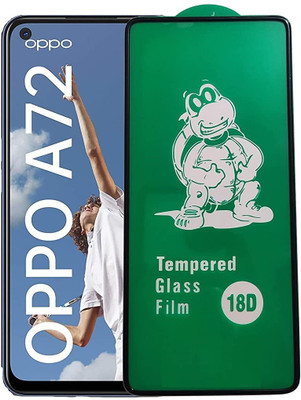 INT Edge To Edge Tempered Glass for Oppo A72(Pack of 1)