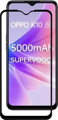 O2MG Edge To Edge Tempered Glass for OPPO K10 5G(Pack of 1)