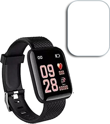 SOMTONE Edge To Edge Tempered Glass for ID116 Smartwatch 10mm SCREEN GUARD(Pack of 1)