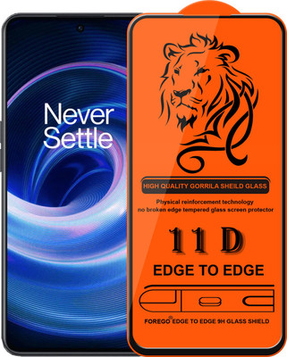 Forego Edge To Edge Tempered Glass for OnePlus ACE 5G(Pack of 1)