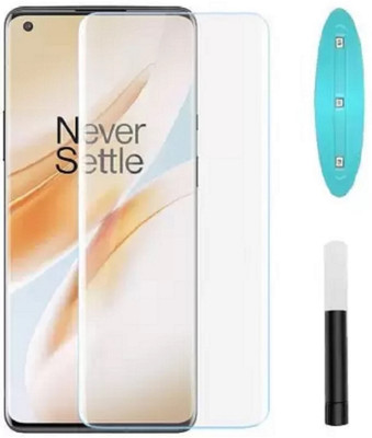 Sarju Edge To Edge Tempered Glass for OnePlus 8 Pro(Pack of 1)