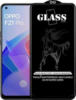 TWIGLO Edge To Edge Tempered Glass for OPPO F21 PRO(Pack of 1)