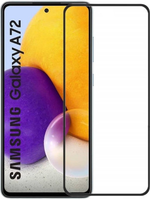 Heatmor Edge To Edge Tempered Glass for Samsung Galaxy A72, A72, Samsung A72(Pack of 1)