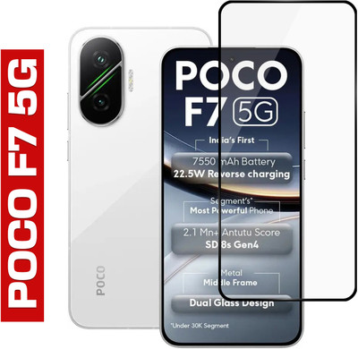Colorfly Edge To Edge Tempered Glass for POCO F7 5G, F7, POCO F7 5G (Gorilla Original)(Pack of 1)