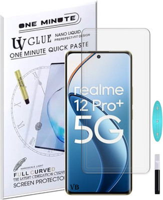 VISHRN CASES Edge To Edge Tempered Glass for Realme 12 Pro Plus 5G, Realme 12 Pro Plus,Realme 12 Pro +(Pack of 1)