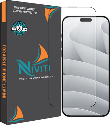 Niviti Edge To Edge Tempered Glass for Apple iPhone 13 MINI With Installation Kit(Pack of 1)