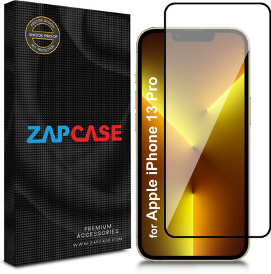 Zapcase Edge To Edge Tempered Glass for Apple iPhone 13 Pro(Pack of 1)