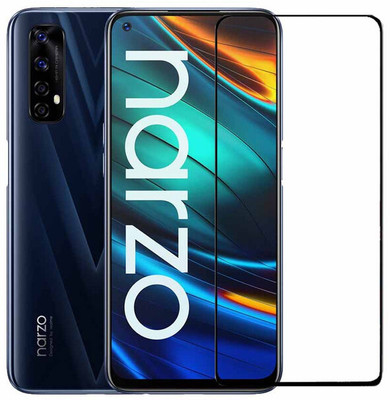 Expromium Edge To Edge Tempered Glass for Realme Narzo 20 Pro(Pack of 1)