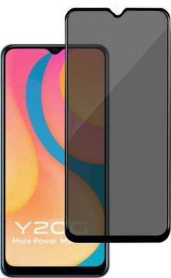 GLOBAL NOMAD Edge To Edge Tempered Glass for vivo Y20G(Pack of 1)