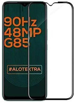 O2MG Edge To Edge Tempered Glass for Infinix Hot 10S(Pack of 1)