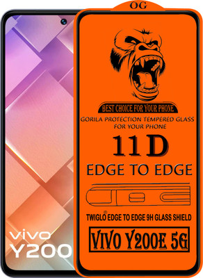 TWIGLO Edge To Edge Tempered Glass for VIVO Y200E 5G(Pack of 1)