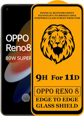 HQ Protection Edge To Edge Tempered Glass for Oppo Reno8, OPPO Reno8 5G(Pack of 1)