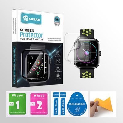 20SKY Impossible Screen Guard for crossbeats Ignite Atlas 1.69 inch Smartwatch(Pack of 2)