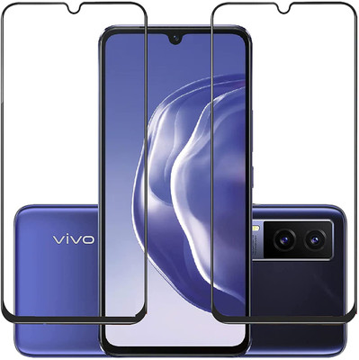 spaziogold Edge To Edge Tempered Glass for Vivo V21e(11D Tempered Glass | Full Screen Coverage | Premium Protection | Ultra-Clarity | Responsive Touch Sensitivity | Scratch-Resistant | Anti-Glare Properties | Bubble-Free Application)(Pack of 2)