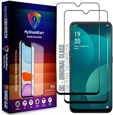 MyShieldKart Edge To Edge Tempered Glass for Oppo F11/Oppo A9 (6.5 Inch)(Pack of 2)