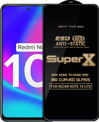 Qyist Edge To Edge Tempered Glass for REDMI NOTE 10 LITE(Pack of 1)