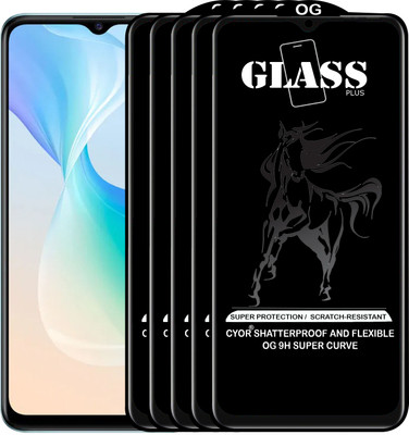 CYOR Edge To Edge Tempered Glass for VIVO Y76 5G(Pack of 5)