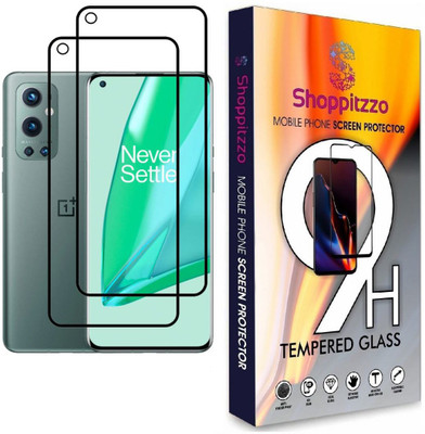 Shoppitzzo Edge To Edge Tempered Glass for OnePlus 8T,9,9R,OPPO Reno 7 Pro/*DuraGlass*Tempered Glass/Full Screen Coverage-Edge to Edge/9H(Pack of 2)