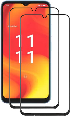 INFINITYWORLD Edge To Edge Tempered Glass for Lava Blaze Pro(Pack of 2)