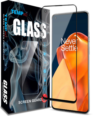 TEMPKO Edge To Edge Tempered Glass for ONEPLUS 9R(Pack of 1)