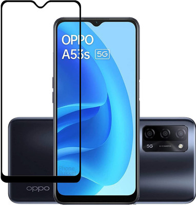 CVWOAKS Edge To Edge Tempered Glass for OPPO A53S(Pack of 1)
