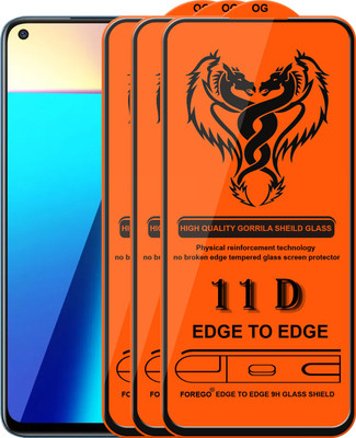 HQ Protection Edge To Edge Tempered Glass for Infinix Note 7(Pack of 3)