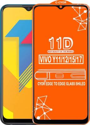 CYOR Edge To Edge Tempered Glass for VIVO Y12(Pack of 1)