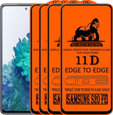 TWIGLO Edge To Edge Tempered Glass for SAMSUNG S20 FE(Pack of 4)