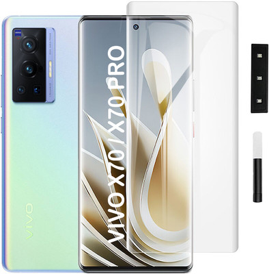 BLACK LOVIES Edge To Edge Tempered Glass for VIVO X70, VIVO X70 PRO(Pack of 1)