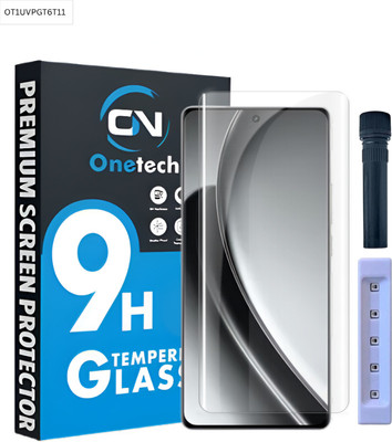 OneTech Edge To Edge Tempered Glass for Realme GT 6 5G / GT 6T 5G 9H Hardness, UV Premium Screen Protector(Pack of 1)