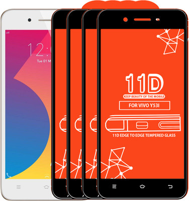 Roxel Edge To Edge Tempered Glass for Vivo Y53I(Pack of 4)