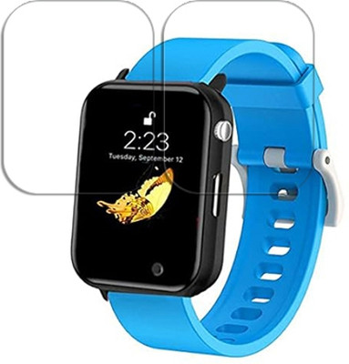 SOMTONE Edge To Edge Tempered Glass for unisex People Choices Smart Watch 1.5 inch SMARTWATCH SCREEN GUARD(Pack of 2)