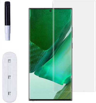 aplexx Edge To Edge Tempered Glass for Samsung Galaxy Note 20 Ultra, | Primium Quality Curved UV Glass(Pack of 1)