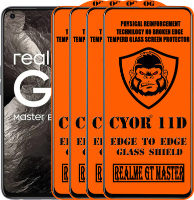 CYOR Edge To Edge Tempered Glass for REALME GT MASTER(Pack of 4)