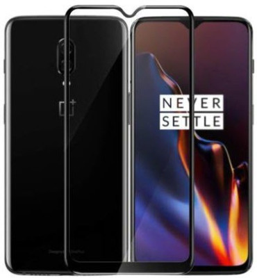 RCHJV Edge To Edge Tempered Glass for OnePlus 6T(Pack of 1)
