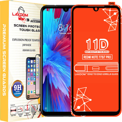 Laxdom Edge To Edge Tempered Glass for REDMI NOTE 7S(Pack of 1)