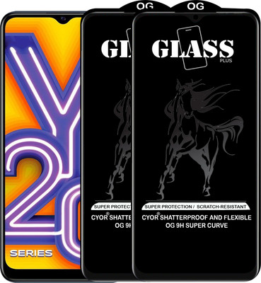 CYOR Edge To Edge Tempered Glass for VIVO Y20I(Pack of 2)